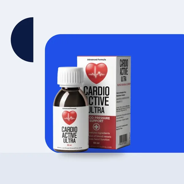 Cardio Active Ultra ambalajı: tansiyon takibi için içilen biçim