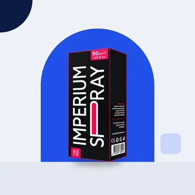Imperium ambalajı: erkekler için haricen kullanılan intim sprey